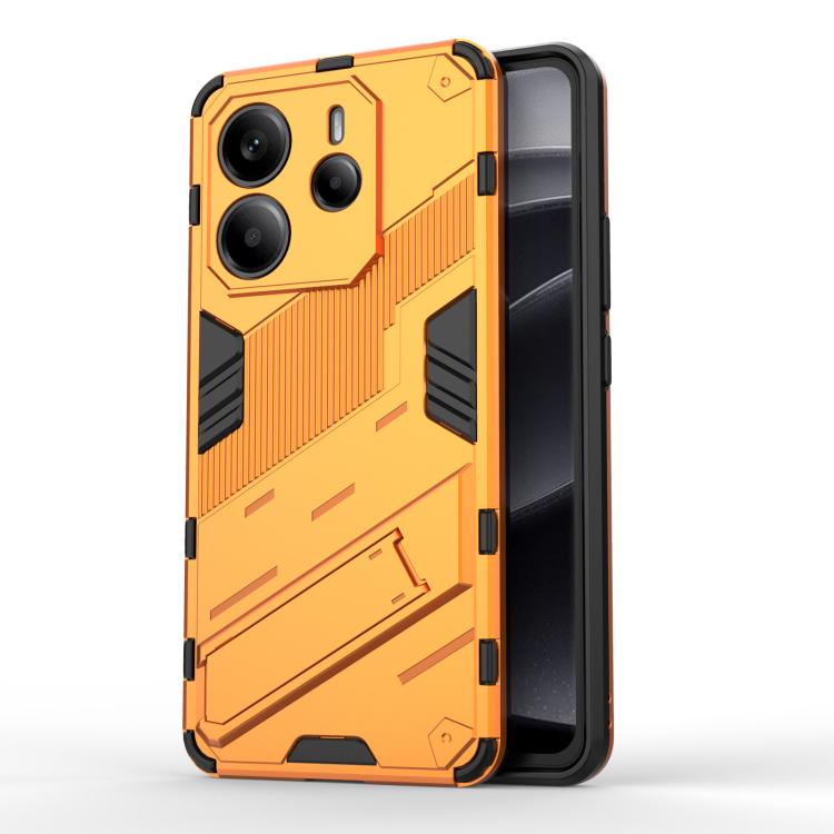 Punk Armor 2 in 1 PC + TPU Phone Case with Holder, For Redmi K80 Pro / Poco F7 Ultra, For Redmi K80 / Poco F7 Pro, For Redmi Turbo 4 Pro, For Redmi Note Turbo 4, For Redmi Note 14 Pro 4G, For Redmi Note 14 4G 163.25mm