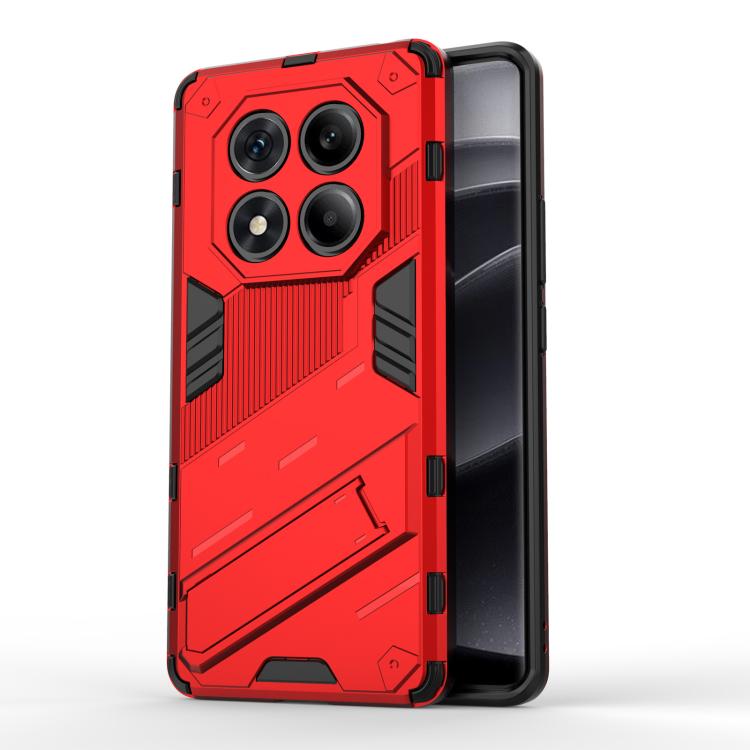 Punk Armor 2 in 1 PC + TPU Phone Case with Holder, For Redmi K80 Pro / Poco F7 Ultra, For Redmi K80 / Poco F7 Pro, For Redmi Turbo 4 Pro, For Redmi Note Turbo 4, For Redmi Note 14 Pro 4G, For Redmi Note 14 4G 163.25mm