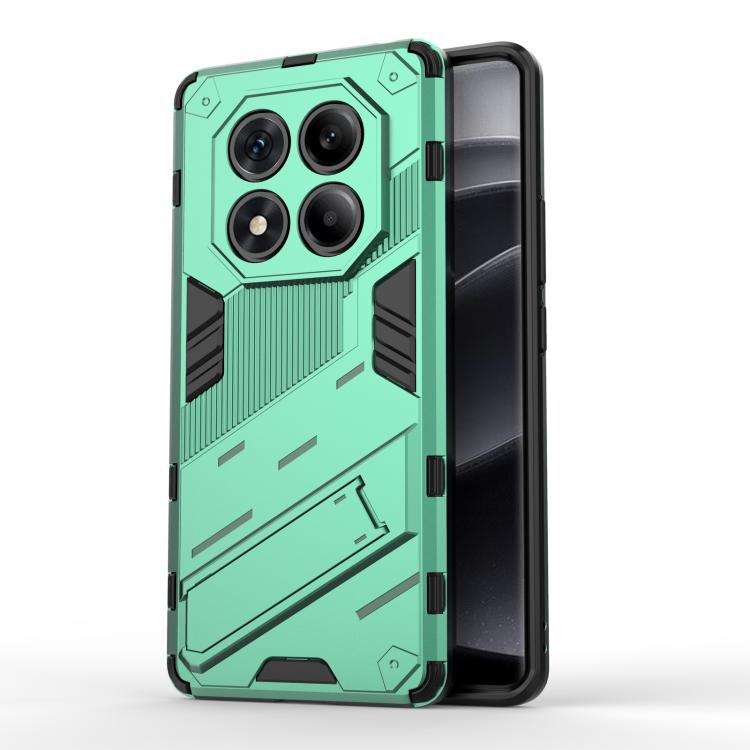 Punk Armor 2 in 1 PC + TPU Phone Case with Holder, For Redmi K80 Pro / Poco F7 Ultra, For Redmi K80 / Poco F7 Pro, For Redmi Turbo 4 Pro, For Redmi Note Turbo 4, For Redmi Note 14 Pro 4G, For Redmi Note 14 4G 163.25mm