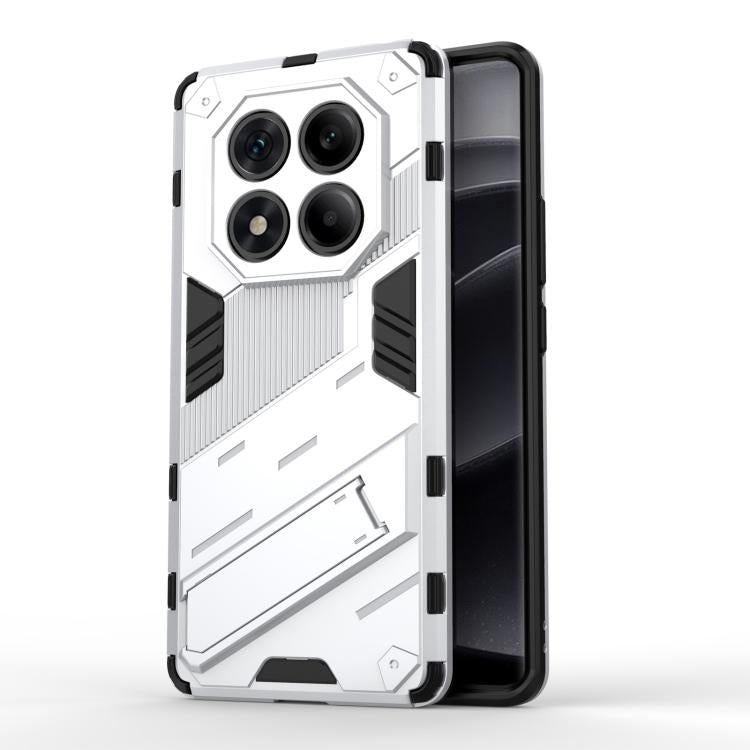 Punk Armor 2 in 1 PC + TPU Phone Case with Holder, For Redmi K80 Pro / Poco F7 Ultra, For Redmi K80 / Poco F7 Pro, For Redmi Turbo 4 Pro, For Redmi Note Turbo 4, For Redmi Note 14 Pro 4G, For Redmi Note 14 4G 163.25mm