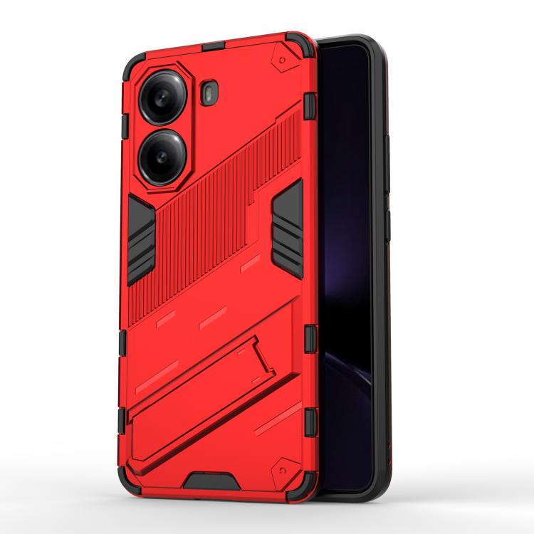 Punk Armor 2 in 1 PC + TPU Phone Case with Holder, For Redmi K80 Pro / Poco F7 Ultra, For Redmi K80 / Poco F7 Pro, For Redmi Turbo 4 Pro, For Redmi Note Turbo 4, For Redmi Note 14 Pro 4G, For Redmi Note 14 4G 163.25mm
