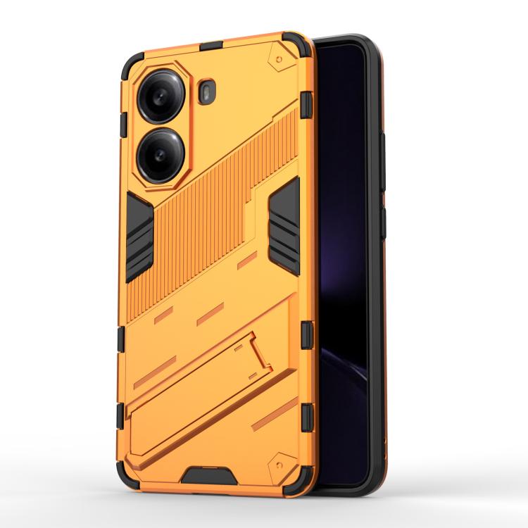 Punk Armor 2 in 1 PC + TPU Phone Case with Holder, For Redmi K80 Pro / Poco F7 Ultra, For Redmi K80 / Poco F7 Pro, For Redmi Turbo 4 Pro, For Redmi Note Turbo 4, For Redmi Note 14 Pro 4G, For Redmi Note 14 4G 163.25mm