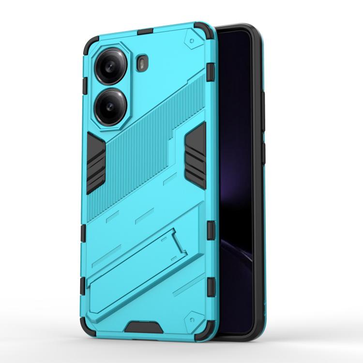 Punk Armor 2 in 1 PC + TPU Phone Case with Holder, For Redmi K80 Pro / Poco F7 Ultra, For Redmi K80 / Poco F7 Pro, For Redmi Turbo 4 Pro, For Redmi Note Turbo 4, For Redmi Note 14 Pro 4G, For Redmi Note 14 4G 163.25mm