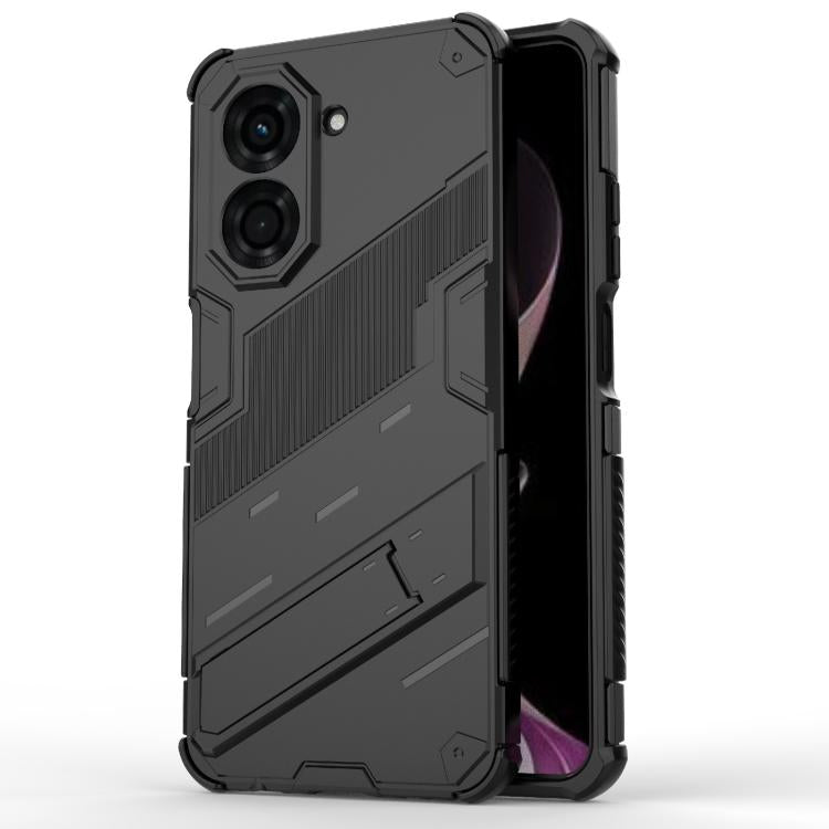 Punk Armor 2 in 1 PC + TPU Phone Case with Holder, For Redmi Note 15 Pro 5G Global 163.6mm, For Redmi 15 5G / 4G EU 171mm, For Redmi 15C 5G/4G Global 171mm, For Xiaomi 15T Pro 5G Global, For Xiaomi 15T 5G Global, For Redmi A5 4G 171.1mm / Poco C71