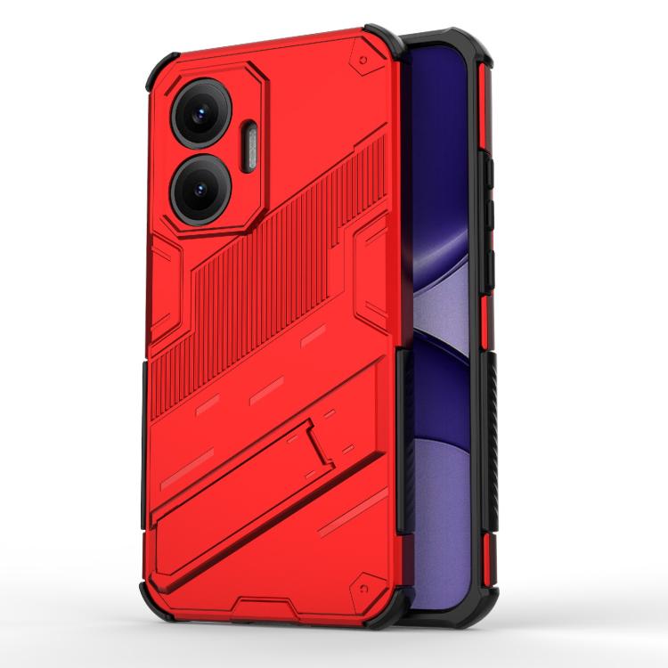 Punk Armor 2 in 1 PC + TPU Phone Case with Holder, For Redmi K80 Pro / Poco F7 Ultra, For Redmi K80 / Poco F7 Pro, For Redmi Turbo 4 Pro, For Redmi Note Turbo 4, For Redmi Note 14 Pro 4G, For Redmi Note 14 4G 163.25mm