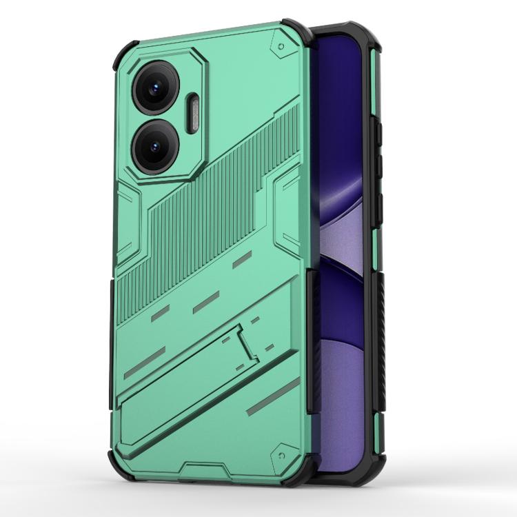 Punk Armor 2 in 1 PC + TPU Phone Case with Holder, For Redmi K80 Pro / Poco F7 Ultra, For Redmi K80 / Poco F7 Pro, For Redmi Turbo 4 Pro, For Redmi Note Turbo 4, For Redmi Note 14 Pro 4G, For Redmi Note 14 4G 163.25mm