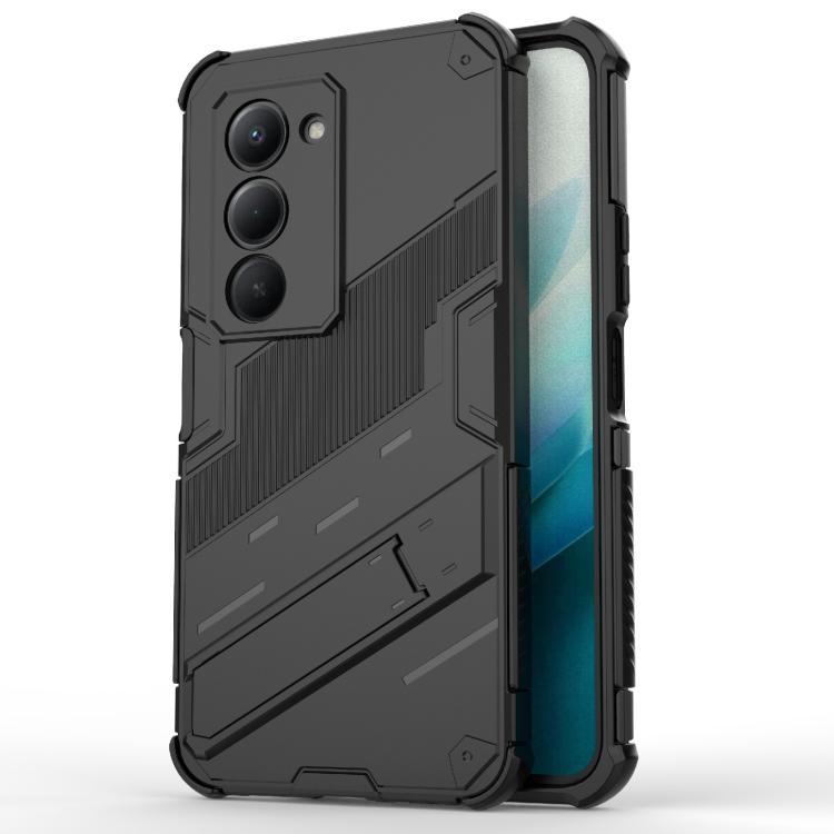 Punk Armor 2 in 1 PC + TPU Phone Case with Holder, For Redmi Note 15 Pro 5G Global 163.6mm, For Redmi 15 5G / 4G EU 171mm, For Redmi 15C 5G/4G Global 171mm, For Xiaomi 15T Pro 5G Global, For Xiaomi 15T 5G Global, For Redmi A5 4G 171.1mm / Poco C71
