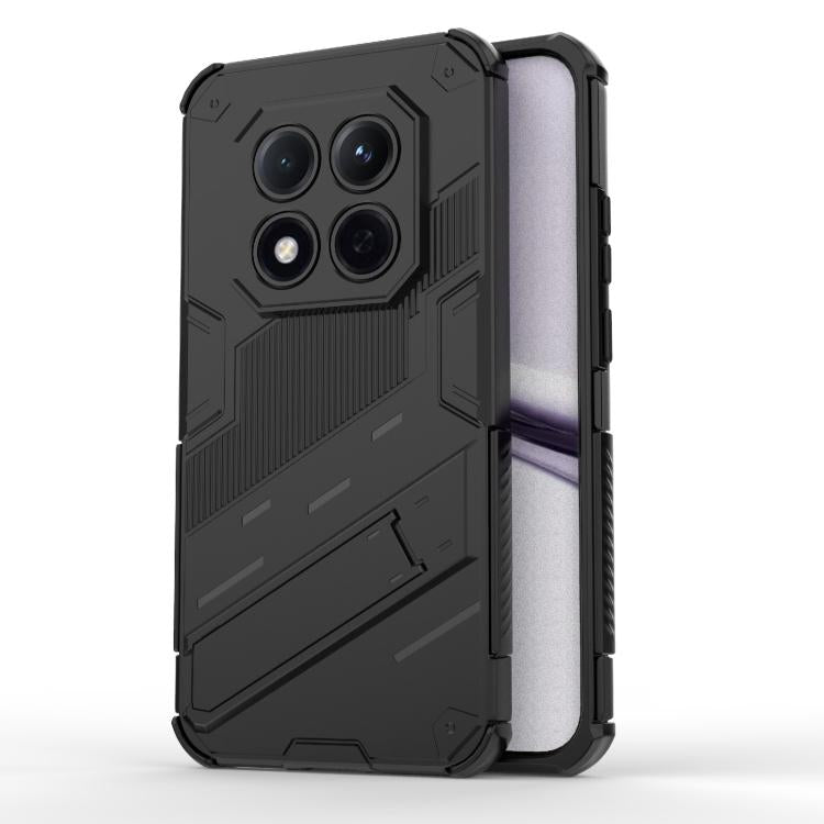 Punk Armor 2 in 1 PC + TPU Phone Case with Holder, For Redmi Note 15 Pro 5G Global 163.6mm, For Redmi 15 5G / 4G EU 171mm, For Redmi 15C 5G/4G Global 171mm, For Xiaomi 15T Pro 5G Global, For Xiaomi 15T 5G Global, For Redmi A5 4G 171.1mm / Poco C71