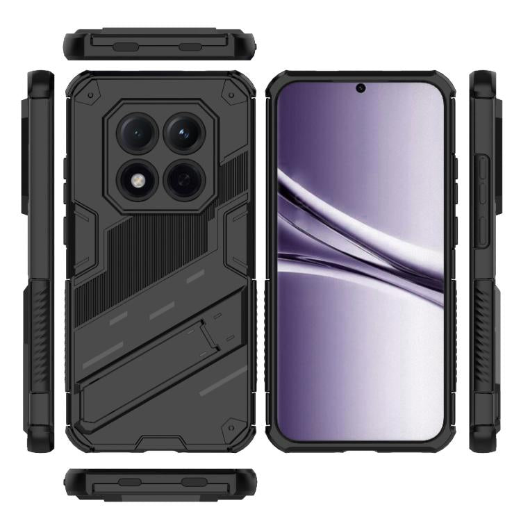 Punk Armor 2 in 1 PC + TPU Phone Case with Holder, For Redmi Note 15 Pro 5G Global 163.6mm, For Redmi 15 5G / 4G EU 171mm, For Redmi 15C 5G/4G Global 171mm, For Xiaomi 15T Pro 5G Global, For Xiaomi 15T 5G Global, For Redmi A5 4G 171.1mm / Poco C71