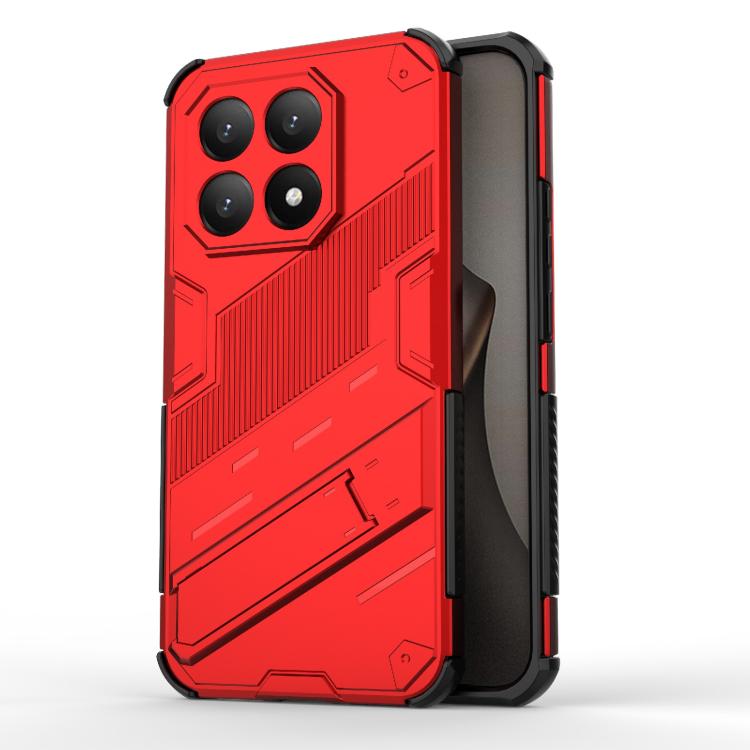 Punk Armor 2 in 1 PC + TPU Phone Case with Holder, For Redmi Note 15 Pro 5G Global 163.6mm, For Redmi 15 5G / 4G EU 171mm, For Redmi 15C 5G/4G Global 171mm, For Xiaomi 15T Pro 5G Global, For Xiaomi 15T 5G Global, For Redmi A5 4G 171.1mm / Poco C71