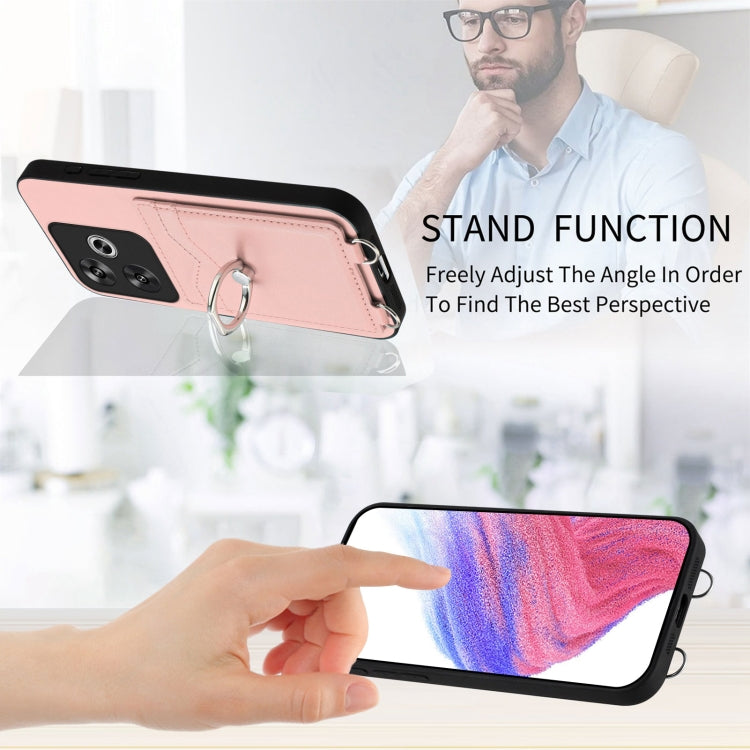 R20 Crossbody Rope Ring Card Holder Phone Case, For Xiaomi Redmi Turbo 3, For Xiaomi Redmi A3 4G Global, For Xiaomi Redmi Note 13 Pro 4G Global, For Xiaomi Redmi Note 13 4G Global, For Xiaomi Redmi 13C 5G / 13R, For Xiaomi Redmi Note 13 Pro 5G         ...