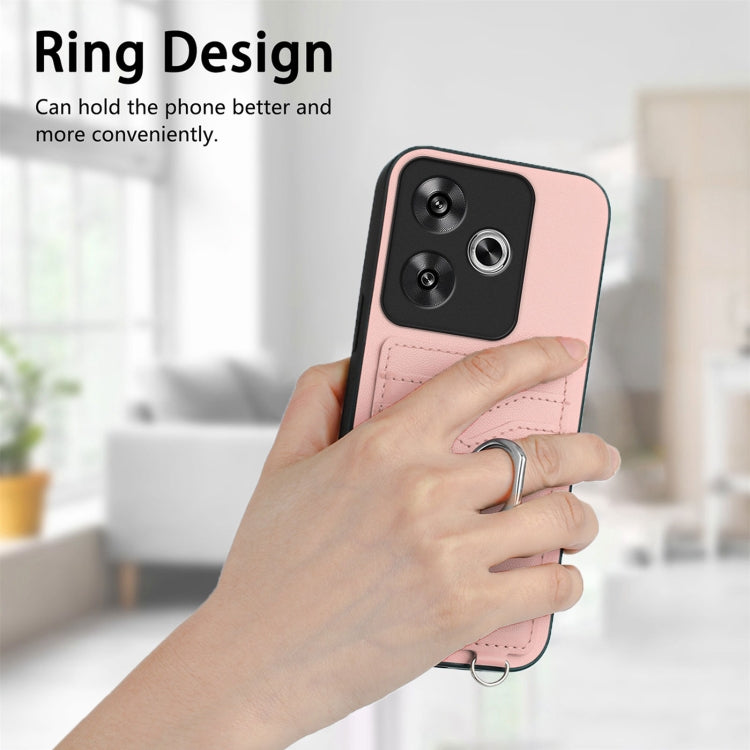 R20 Crossbody Rope Ring Card Holder Phone Case, For Xiaomi Redmi Turbo 3, For Xiaomi Redmi A3 4G Global, For Xiaomi Redmi Note 13 Pro 4G Global, For Xiaomi Redmi Note 13 4G Global, For Xiaomi Redmi 13C 5G / 13R, For Xiaomi Redmi Note 13 Pro 5G         ...