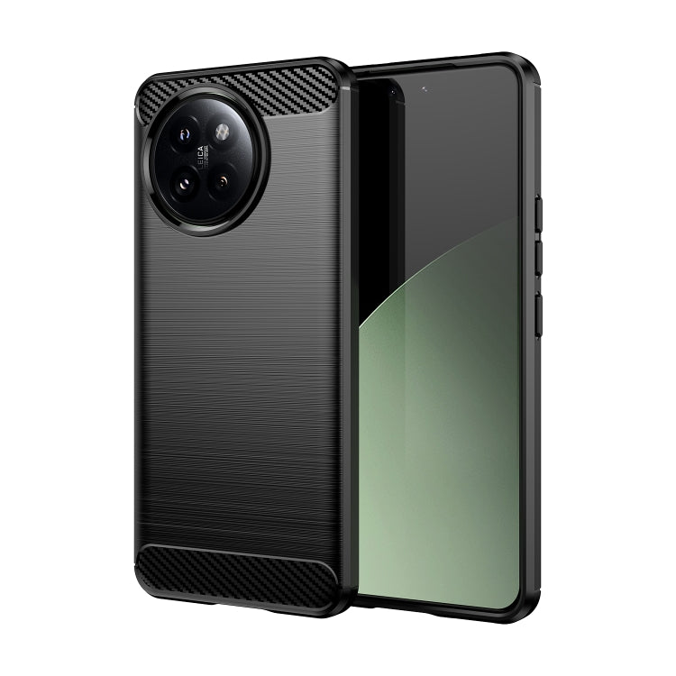 Carbon Fiber Brushed Texture TPU Phone Case, For Xiaomi 15 Pro, For Xiaomi 15, For Xiaomi 14T Pro, For Xiaomi 14 Civi, For Xiaomi Civi 4 Pro