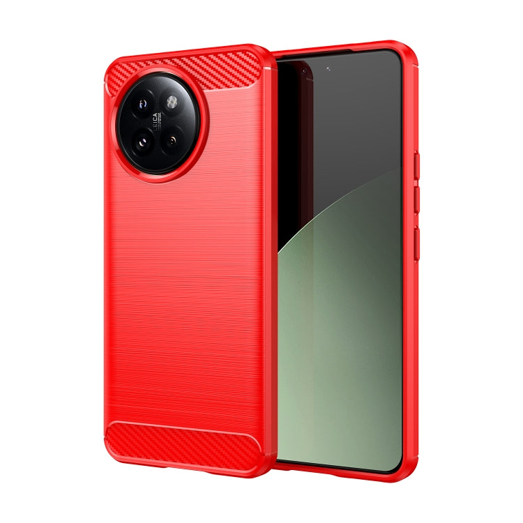 Carbon Fiber Brushed Texture TPU Phone Case, For Xiaomi 15 Pro, For Xiaomi 15, For Xiaomi 14T Pro, For Xiaomi 14 Civi, For Xiaomi Civi 4 Pro