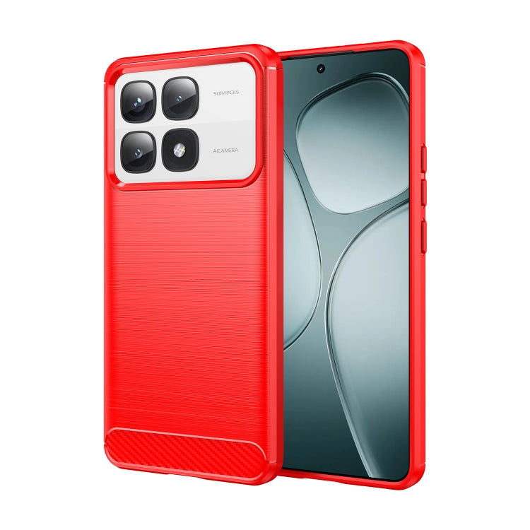 Carbon Fiber Brushed Texture TPU Phone Case, For Xiaomi 15 Pro, For Xiaomi 15, For Xiaomi 14T Pro, For Xiaomi 14 Civi, For Xiaomi Civi 4 Pro