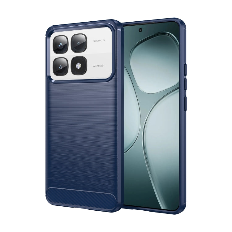 Carbon Fiber Brushed Texture TPU Phone Case, For Xiaomi 15 Pro, For Xiaomi 15, For Xiaomi 14T Pro, For Xiaomi 14 Civi, For Xiaomi Civi 4 Pro