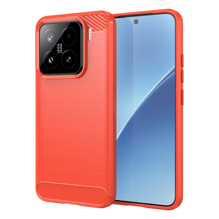 Carbon Fiber Brushed Texture TPU Phone Case, For Xiaomi Poco F7 Pro, For Xiaomi 15 Ultra, For Xiaomi Poco X7 Pro, For Xiaomi 15 Pro, For Xiaomi 15, For Xiaomi 14T Pro, For Xiaomi 14 Civi, For Xiaomi Civi 4 Pro