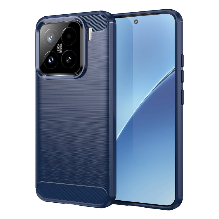 Carbon Fiber Brushed Texture TPU Phone Case, For Xiaomi 15 Pro, For Xiaomi 15, For Xiaomi 14T Pro, For Xiaomi 14 Civi, For Xiaomi Civi 4 Pro