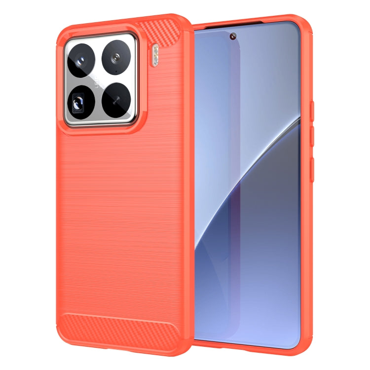 Carbon Fiber Brushed Texture TPU Phone Case, For Xiaomi 15 Pro, For Xiaomi 15, For Xiaomi 14T Pro, For Xiaomi 14 Civi, For Xiaomi Civi 4 Pro