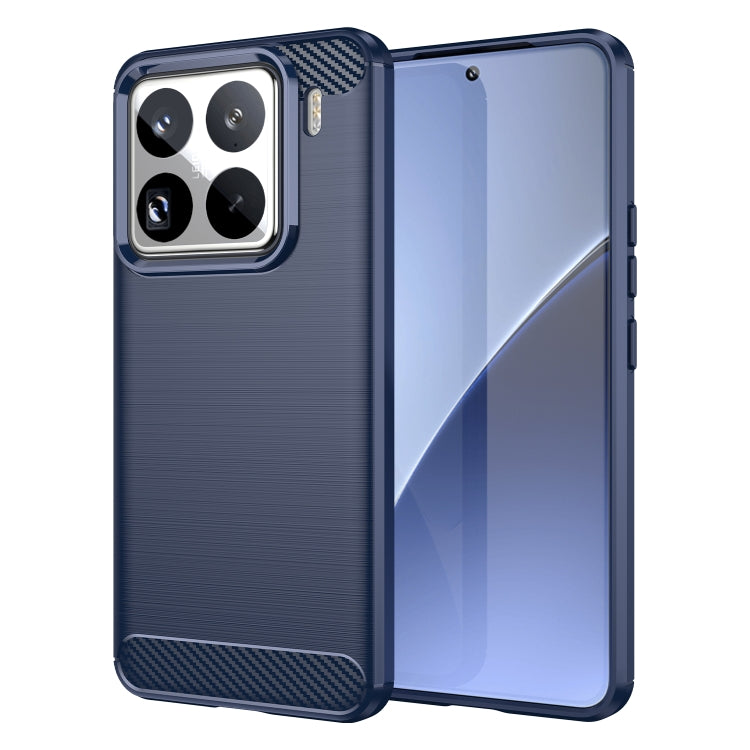 Carbon Fiber Brushed Texture TPU Phone Case, For Xiaomi 15 Pro, For Xiaomi 15, For Xiaomi 14T Pro, For Xiaomi 14 Civi, For Xiaomi Civi 4 Pro