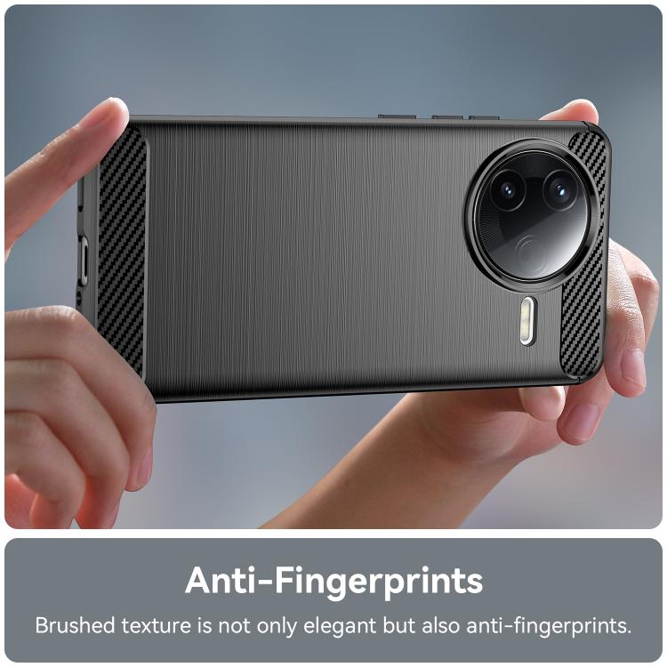Carbon Fiber Brushed Texture TPU Phone Case, For Xiaomi Poco F7 Pro, For Xiaomi 15 Ultra, For Xiaomi Poco X7 Pro, For Xiaomi 15 Pro, For Xiaomi 15, For Xiaomi 14T Pro, For Xiaomi 14 Civi, For Xiaomi Civi 4 Pro
