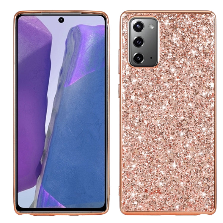 Glitter Powder Shockproof TPU Protective Case, For Xiaomi Redmi Note 9 / 10X 4G, For Xiaomi Note 10 Lite, For Samsung Galaxy Note 20, For Samsung Galaxy A21s, For Samsung Galaxy A51 5G