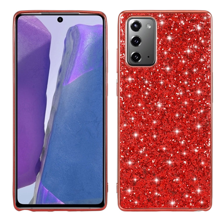 Glitter Powder Shockproof TPU Protective Case, For Xiaomi Redmi Note 9 / 10X 4G, For Xiaomi Note 10 Lite, For Samsung Galaxy Note 20, For Samsung Galaxy A21s, For Samsung Galaxy A51 5G