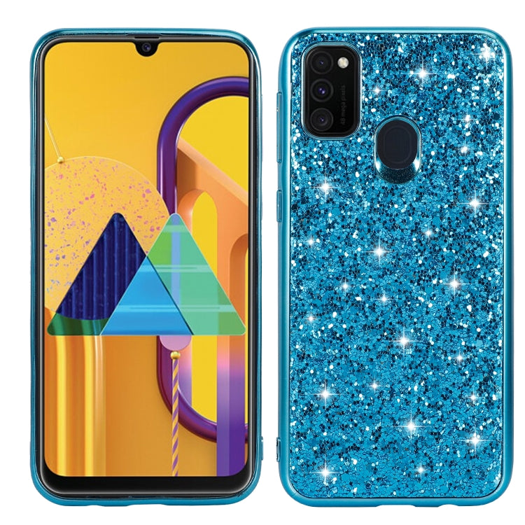 Glitter Powder Shockproof TPU Protective Case, For Xiaomi Redmi Note 9 / 10X 4G, For Xiaomi Note 10 Lite, For Samsung Galaxy Note 20, For Samsung Galaxy A21s, For Samsung Galaxy A51 5G