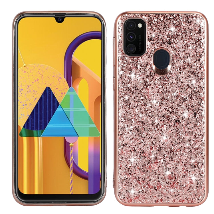 Glitter Powder Shockproof TPU Protective Case, For Xiaomi Redmi Note 9 / 10X 4G, For Xiaomi Note 10 Lite, For Samsung Galaxy Note 20, For Samsung Galaxy A21s, For Samsung Galaxy A51 5G