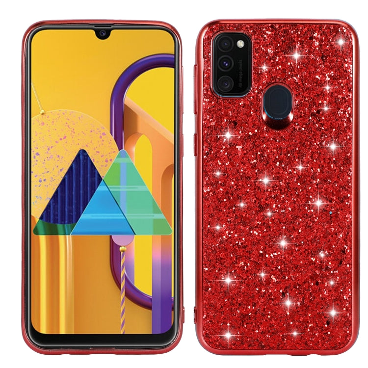 Glitter Powder Shockproof TPU Protective Case, For Xiaomi Redmi Note 9 / 10X 4G, For Xiaomi Note 10 Lite, For Samsung Galaxy Note 20, For Samsung Galaxy A21s, For Samsung Galaxy A51 5G