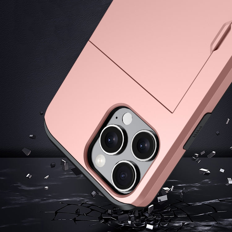 Shockproof Armor Phone Case with Card Slot, For iPhone 18, For iPhone 18 Pro, For iPhone 18 Pro Max, For iPhone 17e / 16e