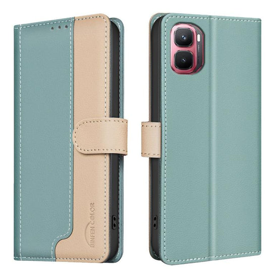 Color Matching RFID Anti-theft Leather Phone Case, For Infinix GT 50 Pro 5G, For Infinix Hot 70 5G, For Infinix Smart 20 4G, For Infinix Note 60 5G / 60 Pro 5G, For Infinix Hot 60 Pro+ 4G, For Infinix Hot 60 Pro 4G, For Infinix Smart 10 4G             ...