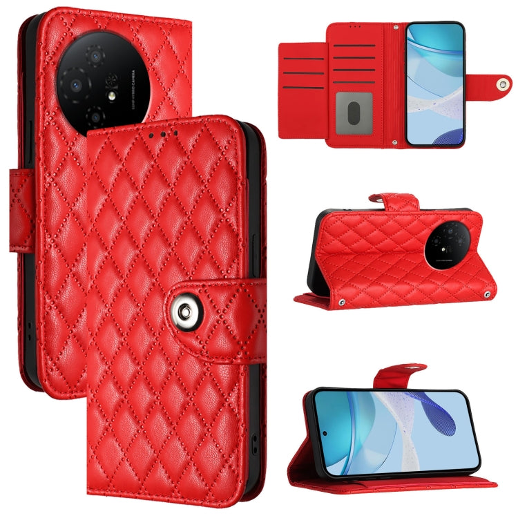 Rhombic Texture Flip Leather Phone Case with Lanyard, For TCL K32 5G / K33, For TCL 60 NxtPaper, For TCL 60 SE NxtPaper / 605, For TCL 50 Pro NxtPaper, For TCL 50 LE 5G, For TCL 201, For TCL 50 XL 5G, For TCL 50 XE 5G