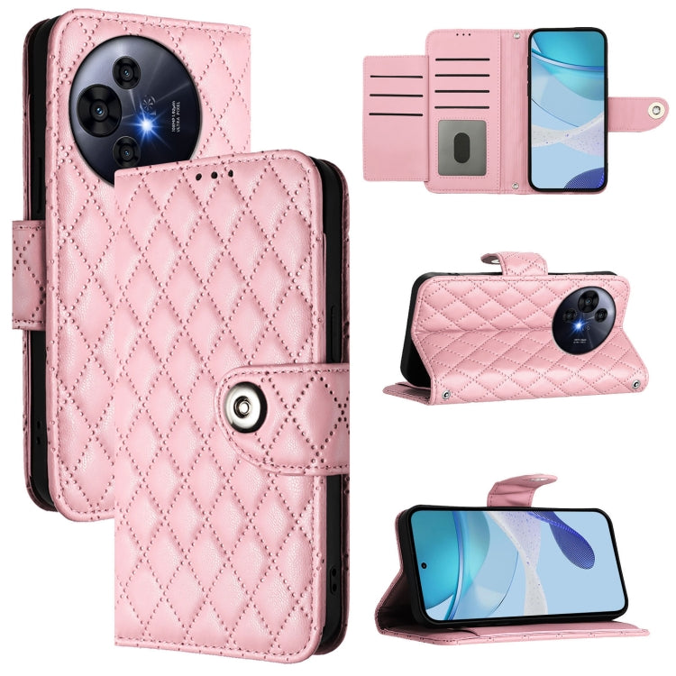 Rhombic Texture Flip Leather Phone Case with Lanyard, For TCL K32 5G / K33, For TCL 60 NxtPaper, For TCL 60 SE NxtPaper / 605, For TCL 50 Pro NxtPaper, For TCL 50 LE 5G, For TCL 201, For TCL 50 XL 5G, For TCL 50 XE 5G