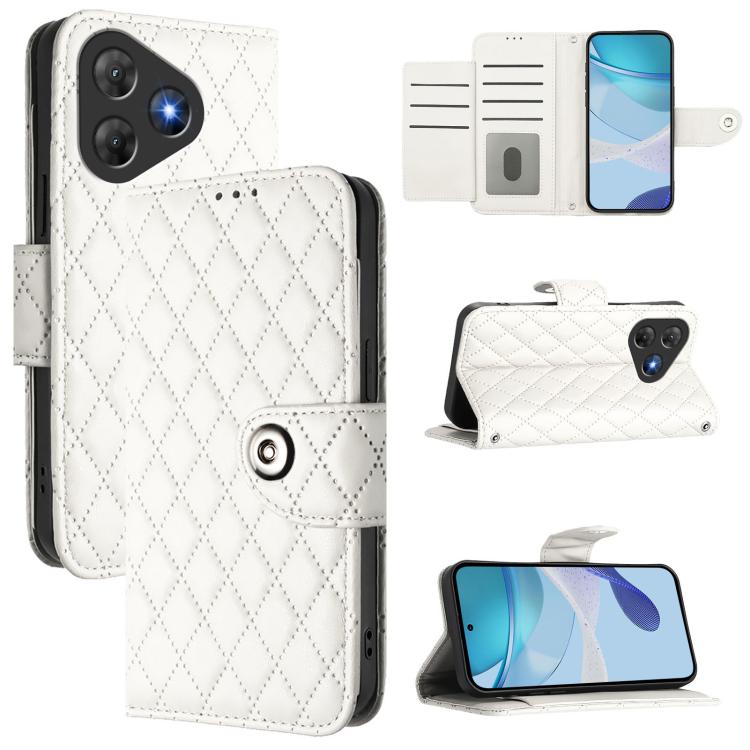 Rhombic Texture Flip Leather Phone Case with Lanyard, For Blackview Wave 7C, For Blackview Wave 10, For Blackview Shark 6, For Blackview Oscal Tiger 13, For Blackview Wave 8C, For Blackview Oscal Flat 2 / 2C, For Blackview Oscal Flat 1C                ...