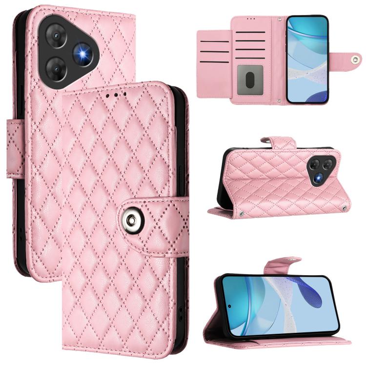 Rhombic Texture Flip Leather Phone Case with Lanyard, For Blackview Wave 7C, For Blackview Wave 10, For Blackview Shark 6, For Blackview Oscal Tiger 13, For Blackview Wave 8C, For Blackview Oscal Flat 2 / 2C, For Blackview Oscal Flat 1C                ...