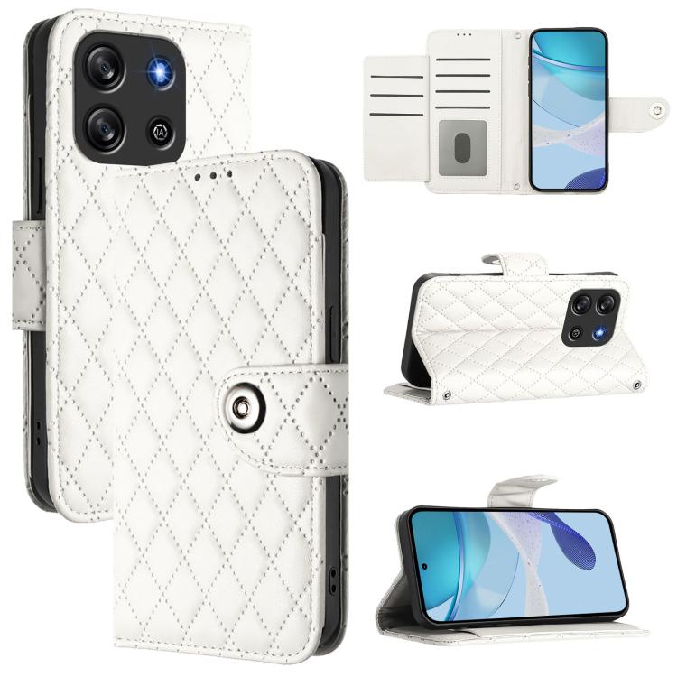 Rhombic Texture Flip Leather Phone Case with Lanyard, For Blackview Wave 7C, For Blackview Wave 10, For Blackview Shark 6, For Blackview Oscal Tiger 13, For Blackview Wave 8C, For Blackview Oscal Flat 2 / 2C, For Blackview Oscal Flat 1C                ...