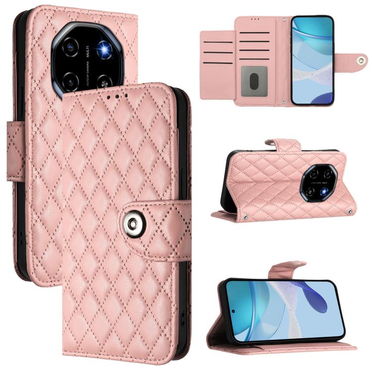 Rhombic Texture Flip Leather Phone Case with Lanyard, For Blackview Wave 7C, For Blackview Wave 10, For Blackview Shark 6, For Blackview Oscal Tiger 13, For Blackview Wave 8C, For Blackview Oscal Flat 2 / 2C, For Blackview Oscal Flat 1C                ...
