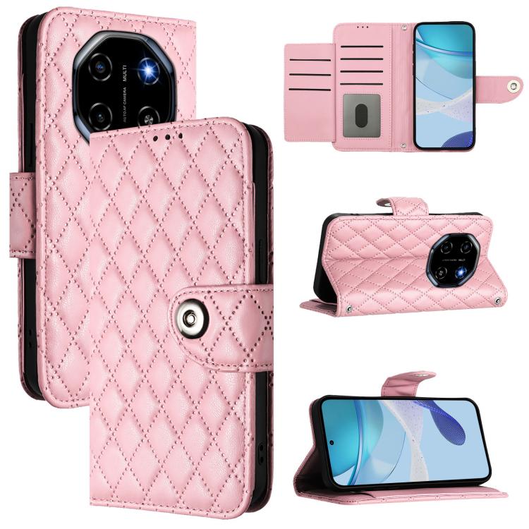 Rhombic Texture Flip Leather Phone Case with Lanyard, For Blackview Wave 7C, For Blackview Wave 10, For Blackview Shark 6, For Blackview Oscal Tiger 13, For Blackview Wave 8C, For Blackview Oscal Flat 2 / 2C, For Blackview Oscal Flat 1C                ...