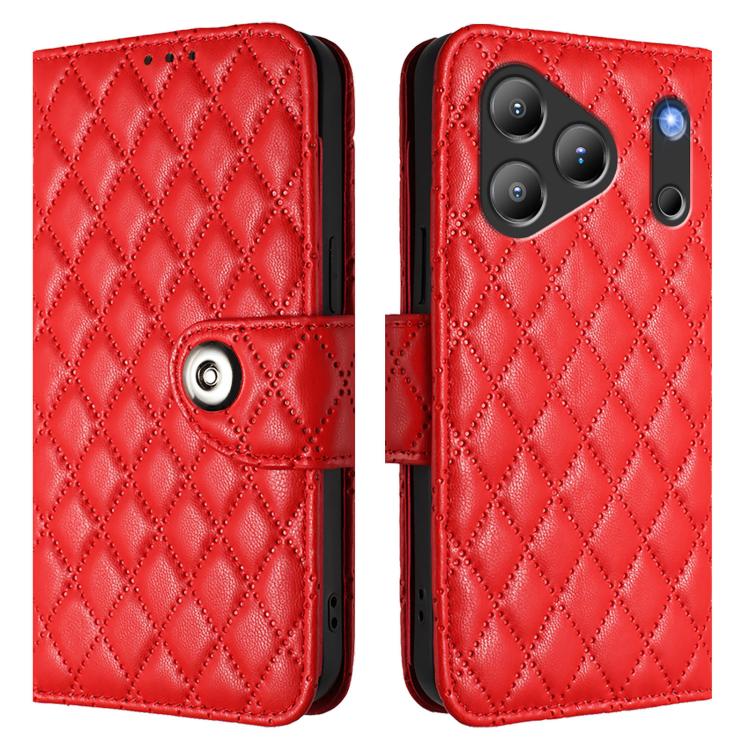 Rhombic Texture Flip Leather Phone Case with Lanyard, For Blackview Wave 7C, For Blackview Wave 10, For Blackview Shark 6, For Blackview Oscal Tiger 13, For Blackview Wave 8C, For Blackview Oscal Flat 2 / 2C, For Blackview Oscal Flat 1C                ...