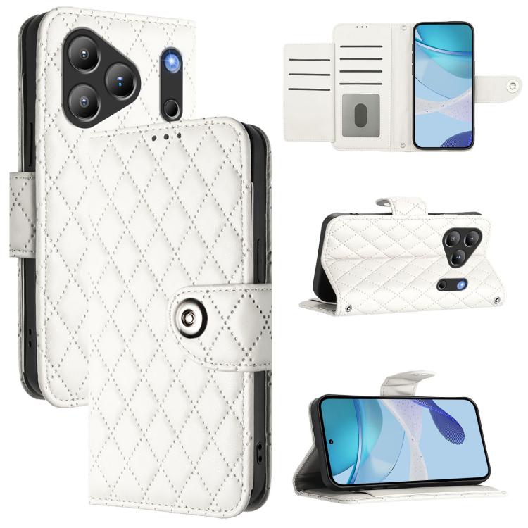 Rhombic Texture Flip Leather Phone Case with Lanyard, For Blackview Wave 7C, For Blackview Wave 10, For Blackview Shark 6, For Blackview Oscal Tiger 13, For Blackview Wave 8C, For Blackview Oscal Flat 2 / 2C, For Blackview Oscal Flat 1C                ...