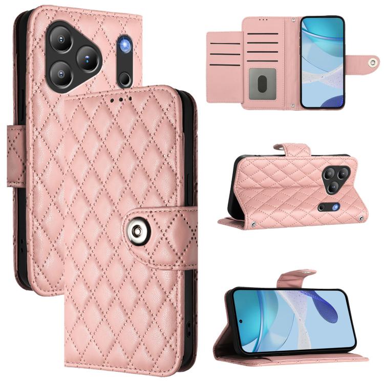 Rhombic Texture Flip Leather Phone Case with Lanyard, For Blackview Wave 7C, For Blackview Wave 10, For Blackview Shark 6, For Blackview Oscal Tiger 13, For Blackview Wave 8C, For Blackview Oscal Flat 2 / 2C, For Blackview Oscal Flat 1C                ...