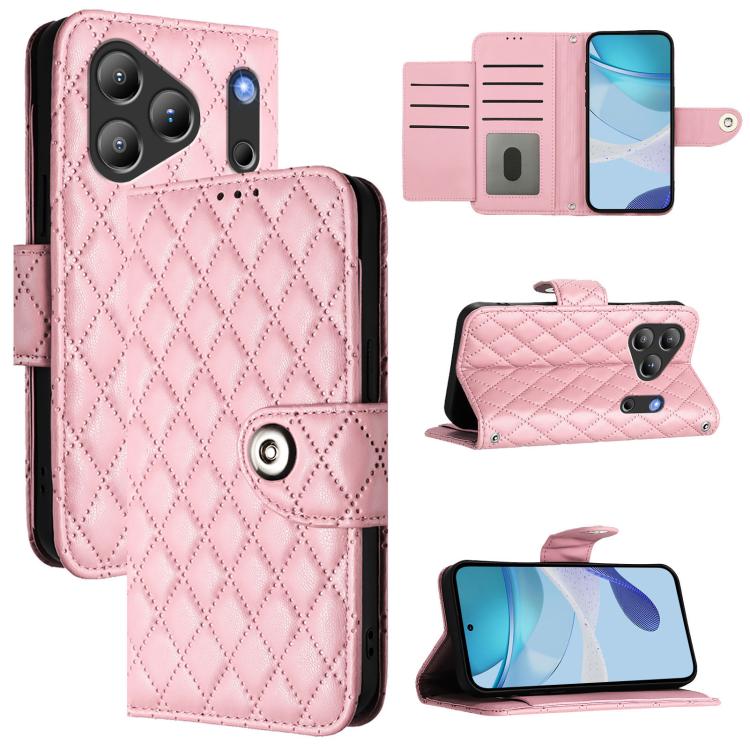 Rhombic Texture Flip Leather Phone Case with Lanyard, For Blackview Wave 7C, For Blackview Wave 10, For Blackview Shark 6, For Blackview Oscal Tiger 13, For Blackview Wave 8C, For Blackview Oscal Flat 2 / 2C, For Blackview Oscal Flat 1C                ...