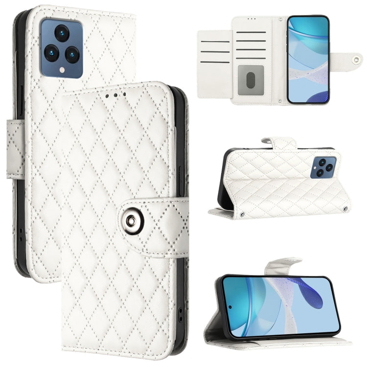 Rhombic Texture Flip Leather Phone Case with Lanyard, For T-Mobile Revvl 8, For T-Mobile REVVL 7 Pro 5G, For T-Mobile REVVL 7 5G, For T-Mobile REVVL 6 / 6x 5G, For T-Mobile REVVL 6 Pro / 6x Pro 5G