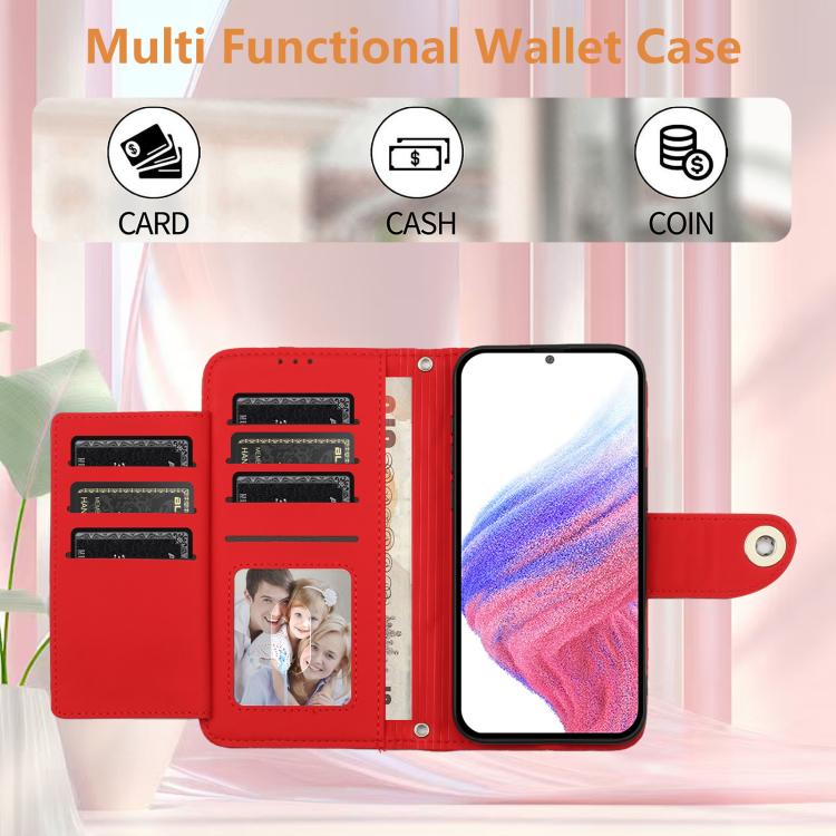 Rhombic Texture Flip Leather Phone Case with Lanyard, For T-Mobile Revvl 8, For T-Mobile REVVL 7 Pro 5G, For T-Mobile REVVL 7 5G, For T-Mobile REVVL 6 / 6x 5G, For T-Mobile REVVL 6 Pro / 6x Pro 5G
