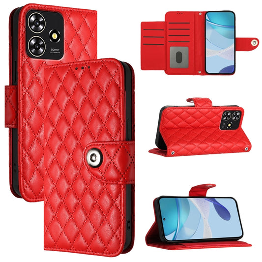 Rhombic Texture Flip Leather Phone Case with Lanyard, For ZTE Blade A73 4G, For ZTE Blade V50 Vita, For ZTE Blade A53 Pro, For ZTE Blade A53, For ZTE Blade A52 Lite, For ZTE Blade V40s, For ZTE Blade A52