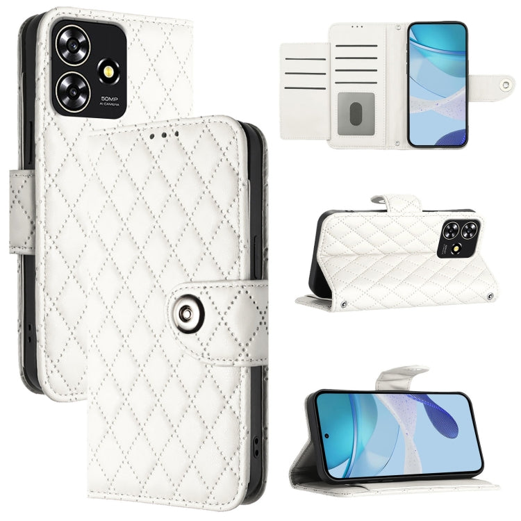 Rhombic Texture Flip Leather Phone Case with Lanyard, For ZTE Blade A73 4G, For ZTE Blade V50 Vita, For ZTE Blade A53 Pro, For ZTE Blade A53, For ZTE Blade A52 Lite, For ZTE Blade V40s, For ZTE Blade A52