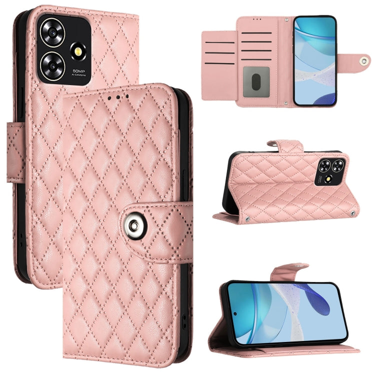 Rhombic Texture Flip Leather Phone Case with Lanyard, For ZTE Blade A73 4G, For ZTE Blade V50 Vita, For ZTE Blade A53 Pro, For ZTE Blade A53, For ZTE Blade A52 Lite, For ZTE Blade V40s, For ZTE Blade A52