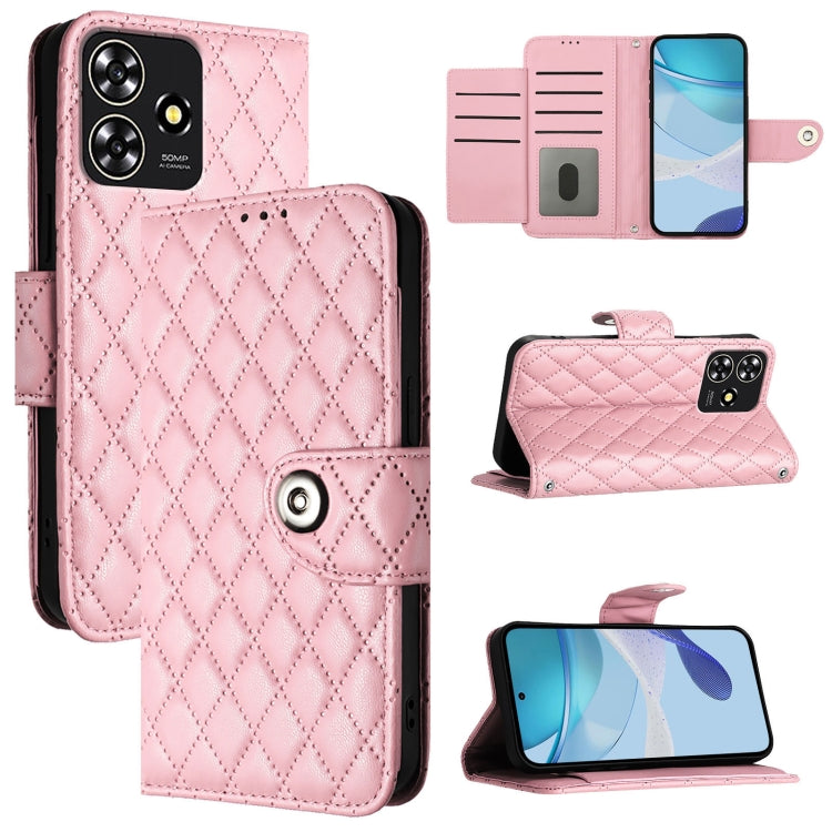 Rhombic Texture Flip Leather Phone Case with Lanyard, For ZTE Blade A73 4G, For ZTE Blade V50 Vita, For ZTE Blade A53 Pro, For ZTE Blade A53, For ZTE Blade A52 Lite, For ZTE Blade V40s, For ZTE Blade A52