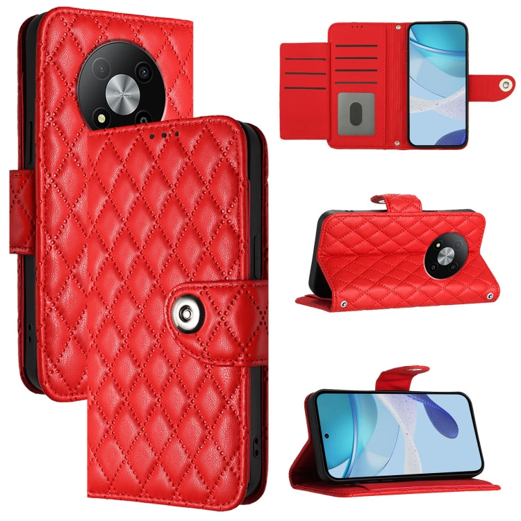 Rhombic Texture Flip Leather Phone Case with Lanyard, For ZTE Blade V70 Vita / nubia V70 Design, For ZTE Blade V70 Design, For ZTE Blade A35 Lite, For ZTE Blade A75 5G, For ZTE Blade A35 / A55, For ZTE Blade V60 / Axon 60 4G, For ZTE nubia Z60 Ultra   ...